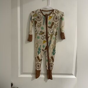 Little Sleepies Brown and Green Sleepwear